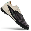 Phantom GX III Elite Double-Layer Waterproof Fishwire Full Knit Grass Stud TF Soccer Shoes - Off White/Black/Green