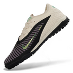 Phantom GX III Elite Double-Layer Waterproof Fishwire Full Knit Grass Stud TF Soccer Shoes - Off White/Black/Green