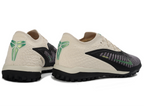 Phantom GX III Elite Double-Layer Waterproof Fishwire Full Knit Grass Stud TF Soccer Shoes - Off White/Black/Green