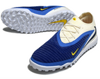 Phantom GX III Elite Double-Layer Waterproof Fishwire Full Knit Grass Stud TF Soccer Shoes - Royal Blue/Light Blue/White/Black