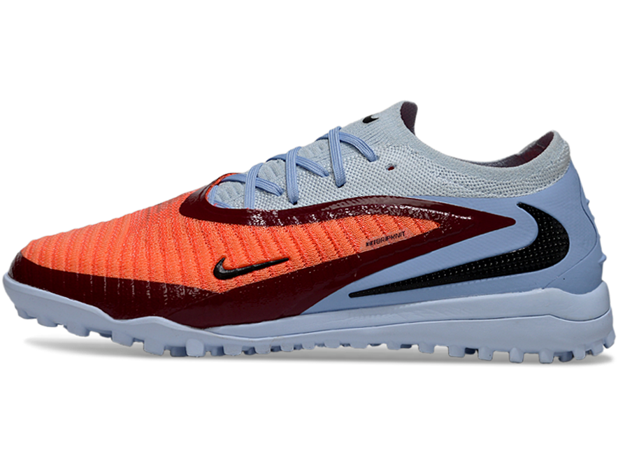 Phantom GX III Elite Double-Layer Waterproof Fishwire Full Knit Grass Stud TF Soccer Shoes - Royal Tint/Bright Crimson/Black