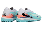 Phantom GX III Elite Double-Layer Waterproof Fishwire Full Knit Grass Stud TF Soccer Shoes - White/Pistachio Frost/Hyper Orange