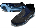 Phantom GX III Elite High-Top with Double-Layer Waterproof Fish Silk Full Knit FG Soccer Shoes - Black/Jade