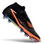 Phantom GX III Elite High-Top with Double-Layer Waterproof Fish Silk Full Knit FG Soccer Shoes - Black/Orange