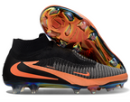 Phantom GX III Elite High-Top with Double-Layer Waterproof Fish Silk Full Knit FG Soccer Shoes - Black/Orange