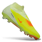 Phantom GX III Elite High-Top with Double-Layer Waterproof Fish Silk Full Knit FG Soccer Shoes - Lime Green/Hyper Crimson/Black