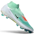 Phantom GX III Elite High-Top with Double-Layer Waterproof Fish Silk Full Knit FG Soccer Shoes - Pistachio Frost/Hyper Orange/White