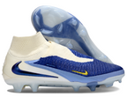 Phantom GX III Elite High-Top with Double-Layer Waterproof Fish Silk Full Knit FG Soccer Shoes - Royal Blue/Light Blue/White/Black