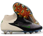 Phantom GX III Elite High-Top with Double-Layer Waterproof Fish Silk Full Knit FG Soccer Shoes - White/Black/Green