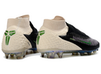 Phantom GX III Elite High-Top with Double-Layer Waterproof Fish Silk Full Knit FG Soccer Shoes - White/Black/Green