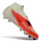 Phantom GX III Elite High-Top with Double-Layer Waterproof Fish Silk Full Knit FG Soccer Shoes - White/Red/Blue