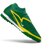 Phantom GX III Elite High-Top with Double-Layer Waterproof Fishwire Full Knit Grass Stud TF Soccer Shoes - Green/Yellow/White