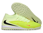 Phantom GX III Elite High-Top with Double-Layer Waterproof Fishwire Full Knit Grass Stud TF Soccer Shoes - Lime Green/Hyper Crimson/Black