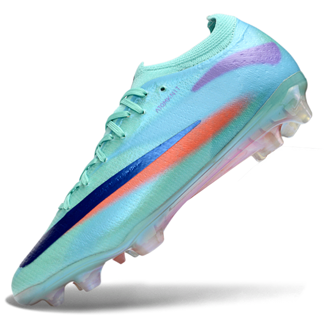 Phantom GX III Elite Low-Top with Double-Layer Waterproof Fish Silk Full Knit FG Soccer Shoes - Blue/Green/Purple