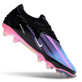 Phantom GX III Elite Low-Top with Double-Layer Waterproof Fish Silk Full Knit FG Soccer Shoes - Blue/Pink/Black
