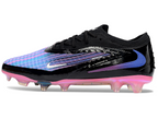 Phantom GX III Elite Low-Top with Double-Layer Waterproof Fish Silk Full Knit FG Soccer Shoes - Blue/Pink/Black