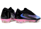Phantom GX III Elite Low-Top with Double-Layer Waterproof Fish Silk Full Knit FG Soccer Shoes - Blue/Pink/Black