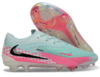 Phantom GX III Elite Low-Top with Double-Layer Waterproof Fish Silk Full Knit FG Soccer Shoes - Jade/Pink/Black
