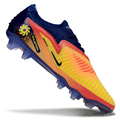 Phantom GX III Elite Low-Top with Double-Layer Waterproof Fish Silk Full Knit FG Soccer Shoes - Laser Orange/Blue Void/Red/Yellow