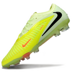 Phantom GX III Elite Low-Top with Double-Layer Waterproof Fish Silk Full Knit FG Soccer Shoes - Lime Green/Hyper Crimson/Black