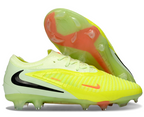 Phantom GX III Elite Low-Top with Double-Layer Waterproof Fish Silk Full Knit FG Soccer Shoes - Lime Green/Hyper Crimson/Black