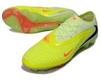 Phantom GX III Elite Low-Top with Double-Layer Waterproof Fish Silk Full Knit FG Soccer Shoes - Lime Green/Hyper Crimson/Black