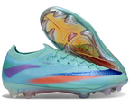 Phantom GX III Elite Low-Top with Double-Layer Waterproof Fish Silk Full Knit FG Soccer Shoes - Mint Green/Blue/Orange