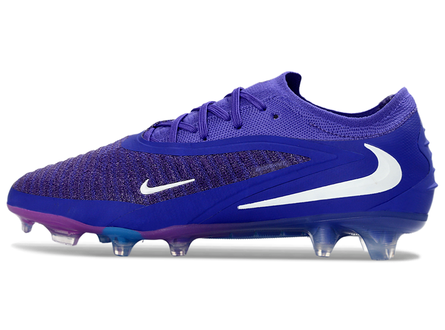 Phantom GX III Elite Low-Top with Double-Layer Waterproof Fish Silk Full Knit FG Soccer Shoes - Purple/White