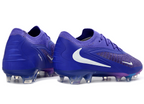 Phantom GX III Elite Low-Top with Double-Layer Waterproof Fish Silk Full Knit FG Soccer Shoes - Purple/White