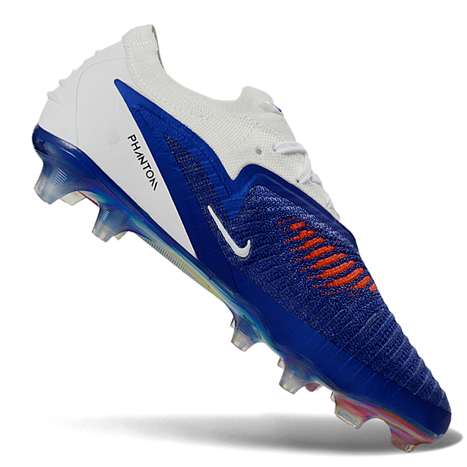 Phantom GX III Elite Low-Top with Double-Layer Waterproof Fish Silk Full Knit FG Soccer Shoes - Red/Blue/Orange/White