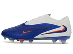 Phantom GX III Elite Low-Top with Double-Layer Waterproof Fish Silk Full Knit FG Soccer Shoes - Red/Blue/Orange/White