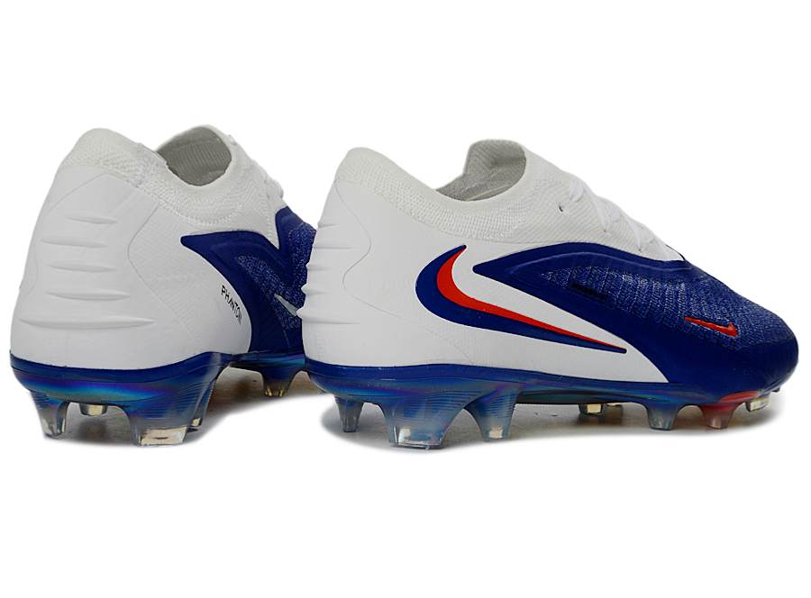 Phantom GX III Elite Low-Top with Double-Layer Waterproof Fish Silk Full Knit FG Soccer Shoes - Red/Blue/Orange/White