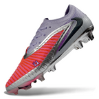 Phantom GX III Elite Low-Top with Double-Layer Waterproof Fish Silk Full Knit FG Soccer Shoes - Red/Grey/Black