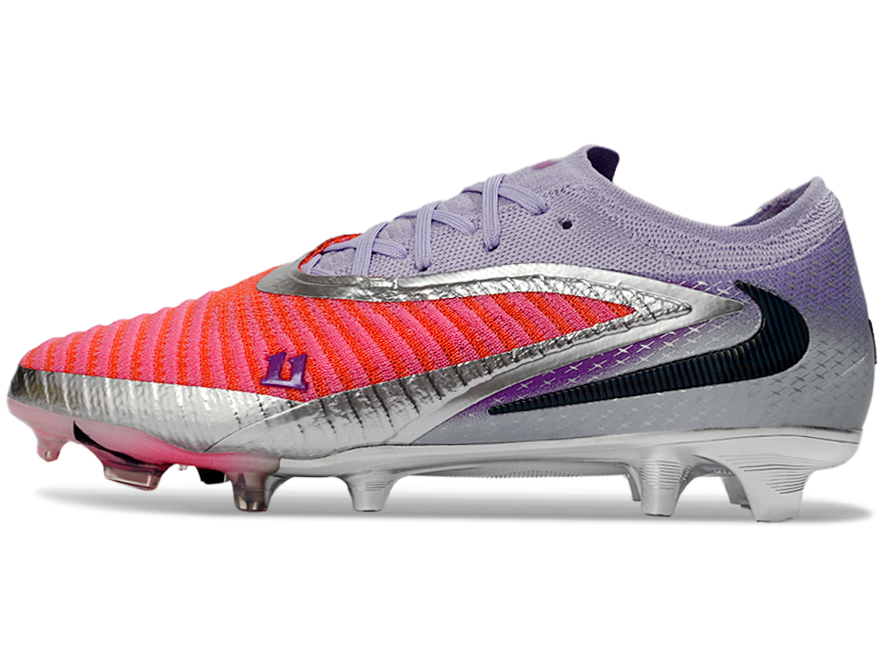 Phantom GX III Elite Low-Top with Double-Layer Waterproof Fish Silk Full Knit FG Soccer Shoes - Red/Grey/Black