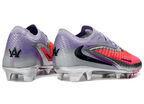 Phantom GX III Elite Low-Top with Double-Layer Waterproof Fish Silk Full Knit FG Soccer Shoes - Red/Grey/Black