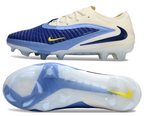 Phantom GX III Elite Low-Top with Double-Layer Waterproof Fish Silk Full Knit FG Soccer Shoes - Royal Blue/Light Blue/White/Black