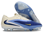 Phantom GX III Elite Low-Top with Double-Layer Waterproof Fish Silk Full Knit FG Soccer Shoes - Royal Blue/Light Blue/White/Black