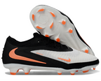 Phantom GX III Elite Low-Top with Double-Layer Waterproof Fish Silk Full Knit FG Soccer Shoes - White/Black/Orange