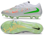 Phantom GX III Elite Low-Top with Double-Layer Waterproof Fish Silk Full Knit FG Soccer Shoes - White/Green/Multicolor