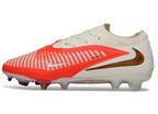 Phantom GX III Elite Low-Top with Double-Layer Waterproof Fish Silk Full Knit FG Soccer Shoes - White/Orange/Gold
