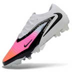 Phantom GX III Elite Low-Top with Double-Layer Waterproof Fish Silk Full Knit FG Soccer Shoes - White/Pink/Black