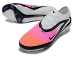 Phantom GX III Elite Low-Top with Double-Layer Waterproof Fish Silk Full Knit FG Soccer Shoes - White/Pink/Black