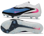 Phantom GX III Elite Low-Top with Double-Layer Waterproof Fishnet Full Knit AG Soccer Shoes - Blue/White/Black/Pink