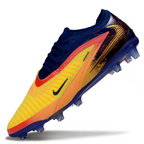 Phantom GX III Elite Low-Top with Double-Layer Waterproof Fishnet Full Knit AG Soccer Shoes - Laser Orange/Blue Void/Red/Yellow