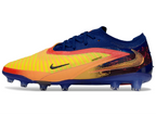 Phantom GX III Elite Low-Top with Double-Layer Waterproof Fishnet Full Knit AG Soccer Shoes - Laser Orange/Blue Void/Red/Yellow