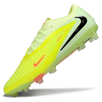 Phantom GX III Elite Low-Top with Double-Layer Waterproof Fishnet Full Knit AG Soccer Shoes - Lime Green/Hyper Crimson/Black