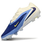 Phantom GX III Elite Low-Top with Double-Layer Waterproof Fishnet Full Knit AG Soccer Shoes - Royal Blue/Light Blue/White/Black