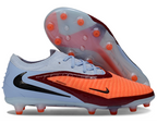 Phantom GX III Elite Low-Top with Double-Layer Waterproof Fishnet Full Knit AG Soccer Shoes - Royal Tint/Bright Crimson/Black