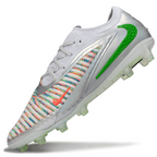 Phantom GX III Elite Low-Top with Double-Layer Waterproof Fishnet Full Knit AG Soccer Shoes - Silver/Multicolor