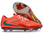 Phantom GX III Elite Low-Top with Double-Layer Waterproof Fishnet Full Knit FG Soccer Shoes - Bright Crimson